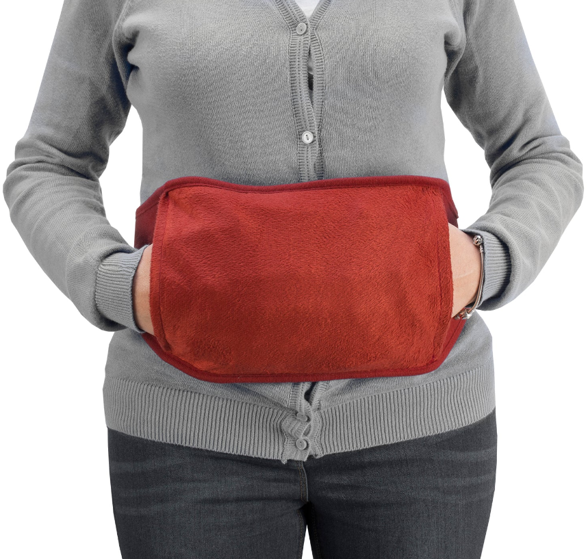 Borsa Acqua Calda Elettrica con Cintura e Tasca Scalda mani 550 Watt