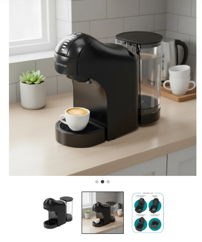 Macchina da caffè 4 in 1 Matilde Black 1400 Watt