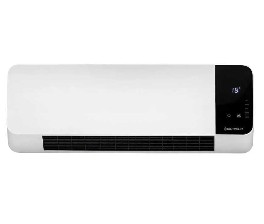 Termoventilatore da Parete PTC 3031L E con Resistenza in Ceramica, Telecomando e Timer 2000 Watt