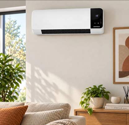 Termoventilatore da Parete PTC 3031L E con Resistenza in Ceramica, Telecomando e Timer 2000 Watt