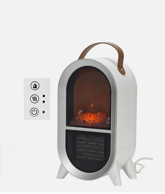 Termocamino Elettrico Decò con Effetto Fiamma 1500 Watt