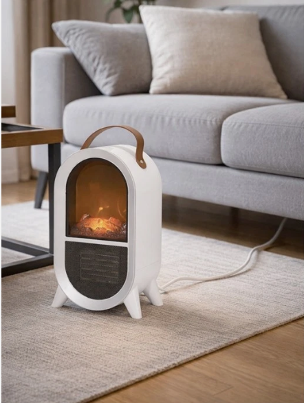 Termocamino Elettrico Decò con Effetto Fiamma 1500 Watt