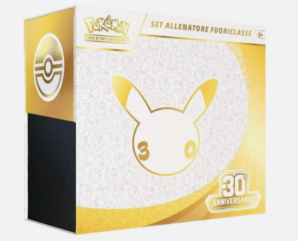 Pokémon 1 pz Set Allenatore Fuoriclasse ETB 30° Anniversario Box ITA
