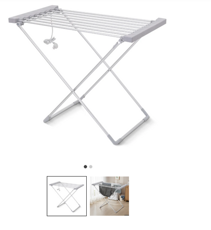 Stendibiancheria Elettrico Pieghevole 120 Watt