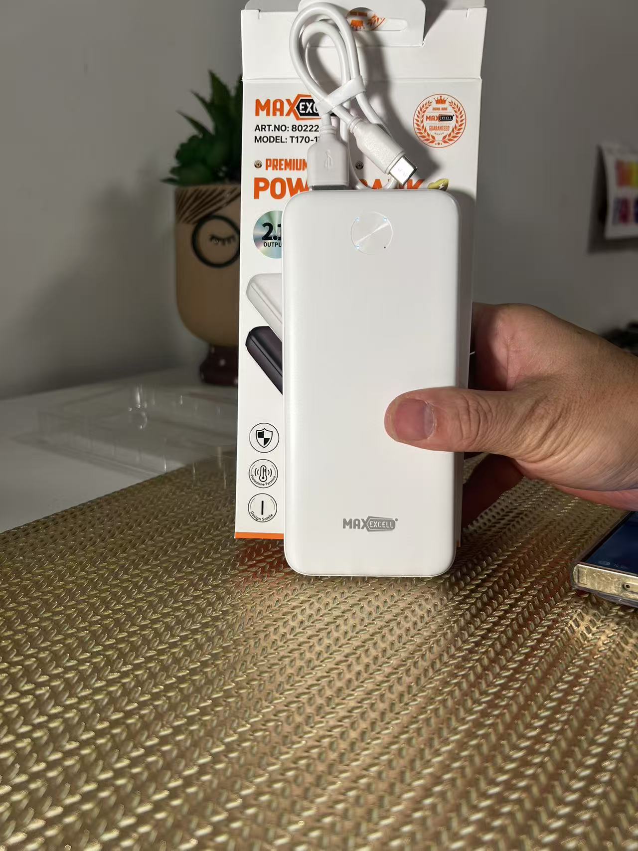 POWER BANK 10000mah 2.1A
