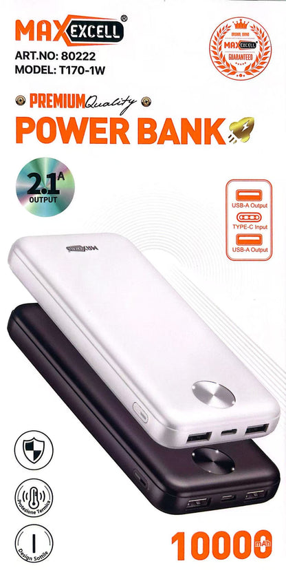 POWER BANK 10000mah 2.1A