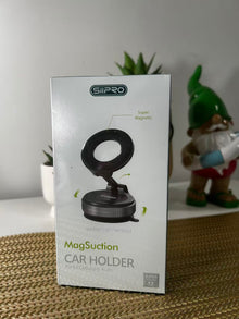 Supporto Magnetico per Telefono Super Forte N52, Lega di Alluminio Aggiornata, Design Pieghevole e Rotabile a 360°, Dotato di Ventosa a Vuoto, Perfetto per Cruscotti Auto, Piastrelle del Bagno e Superfici in Vetro