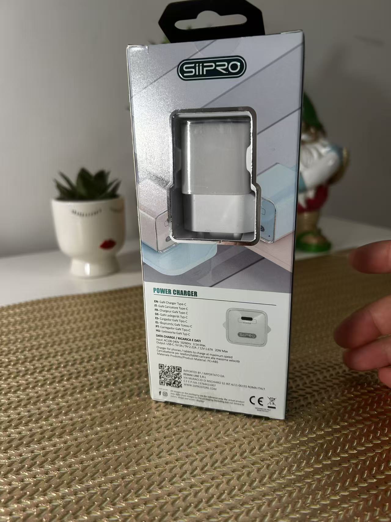 SPINA  RICARICA CELLULARE 3.0A 20W