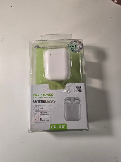 Auricolari TWS Wireless, Cuffie In-Ear con Cancellazione del Rumore, Dotate di Doppio Microfono per Chiamate Chiare, Tecnologia Wireless   Compatte e Portatili, Perfetti come Regalo