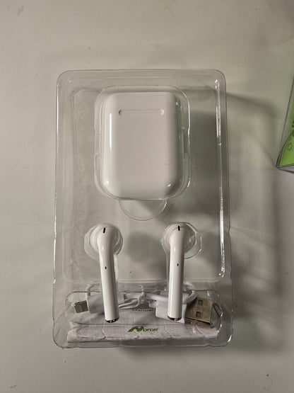 Auricolari TWS Wireless, Cuffie In-Ear con Cancellazione del Rumore, Dotate di Doppio Microfono per Chiamate Chiare, Tecnologia Wireless   Compatte e Portatili, Perfetti come Regalo