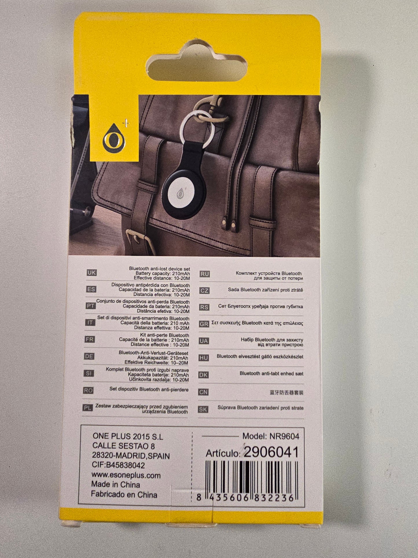 Air Tag Ricambio Smart Tracker Compatibile con "Trova" (Solo iOS), con Custodia, Progettato per un Seguimento Accurato di Chiavi, Cani, Gatti, Animali Domestici, Bagagli, Valigie, Borse, Batterie Sostituibili