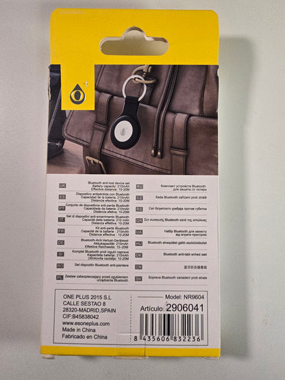 Air Tag Ricambio Smart Tracker Compatibile con "Trova" (Solo iOS), con Custodia, Progettato per un Seguimento Accurato di Chiavi, Cani, Gatti, Animali Domestici, Bagagli, Valigie, Borse, Batterie Sostituibili