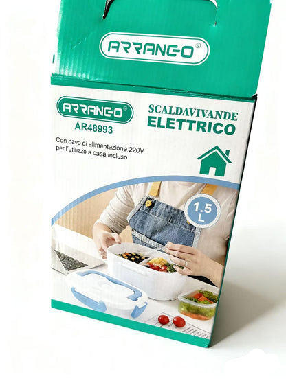 SCALDAVIVANDE PORTATILE 1.5L 40W ELETTRICO PER CASA,UFFICIO,LAVORO.