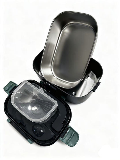 PORTABLE FOOD WARMER 1.5L 60W ELECTRIC STAINLESS STEEL FOR HOME,OFFICE