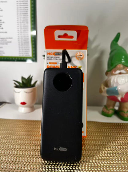 Power Bank 20000mAh MAXEXCELL - Carica Rapida Multi-Dispositivo, Compatto e Portatile con Cordino, Ideale per Viaggi e Uso Quotidiano