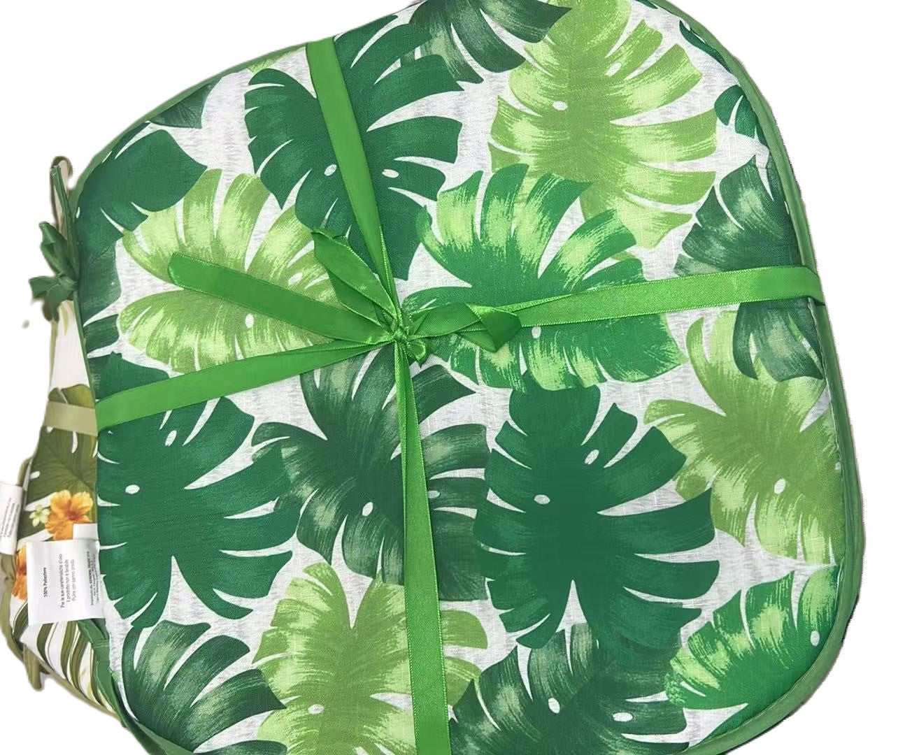 Vestito Cuscini Coprisedia 4 Pezzi 38x38 cm in Poliestere con Lacci per Sedia da Cucina e Sala da Pranzo Design Decorativo Versatile