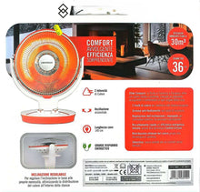 Stufa al Carbonio Elìde Compact 1100Watt