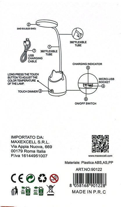 LAMPADA TOUCH SCRIVANIA