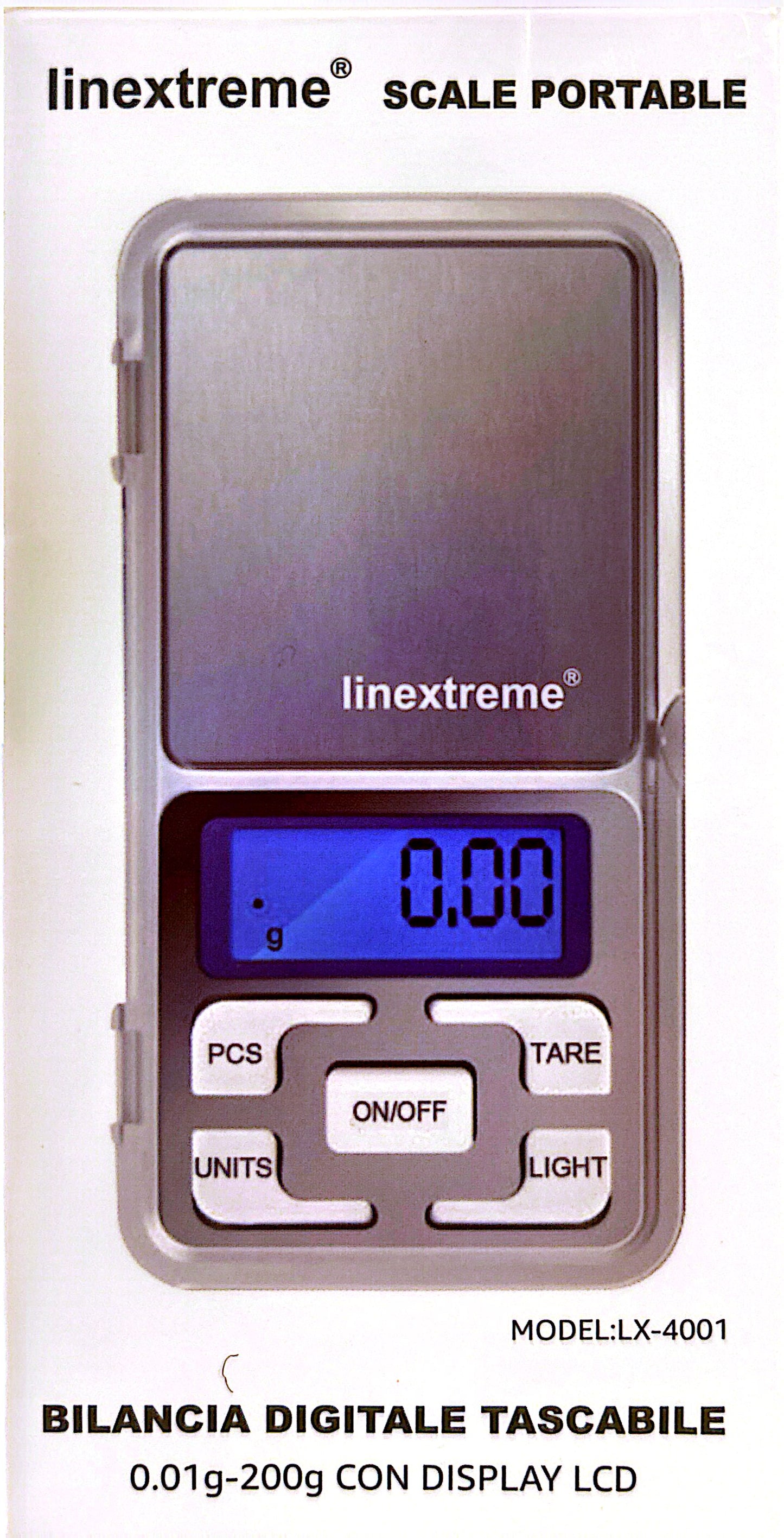 BILANCIA DIGITALE 0.01g-200g