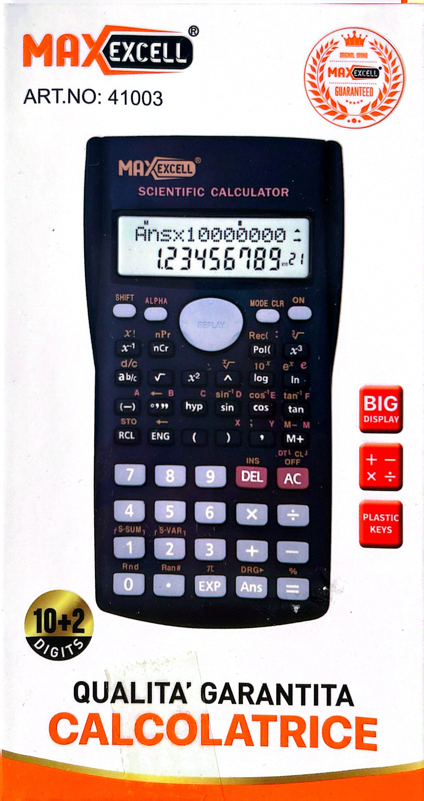 CALCOLATRICE SCIENTIFIC