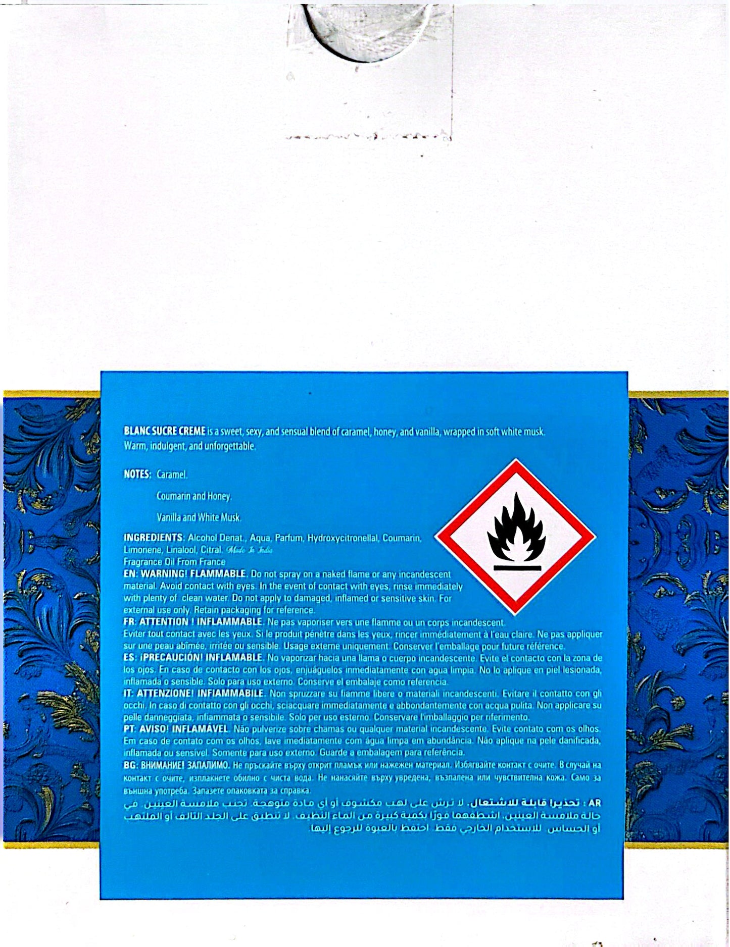 PROFUMO LUXEROM CO.BLAC SCRE CREME 100ML EDP