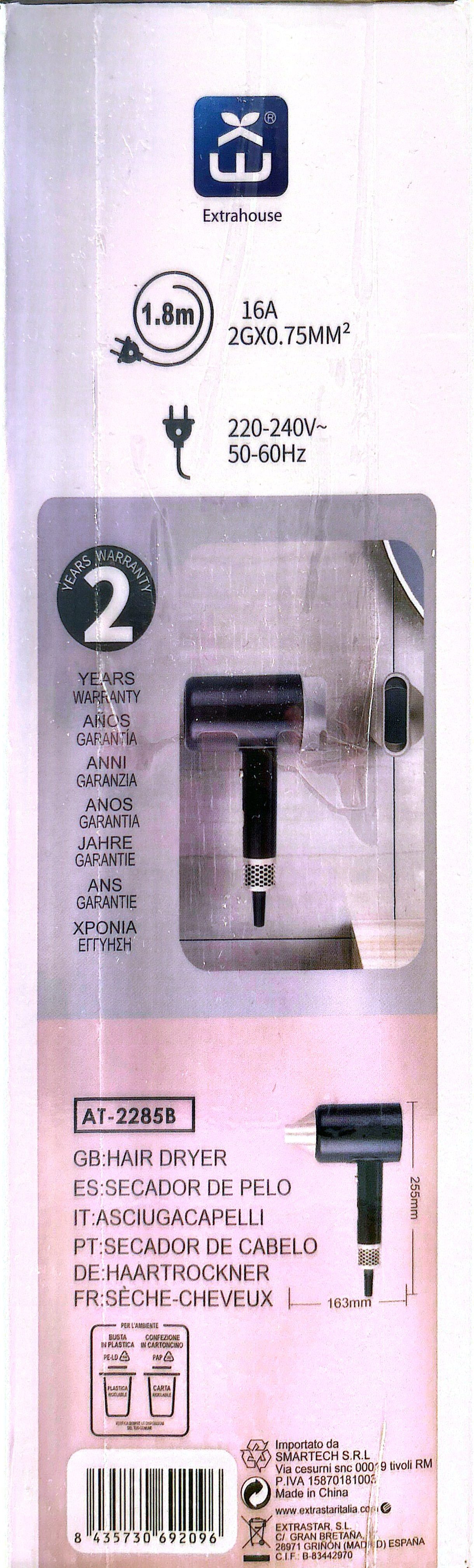 ASCIUGACAPELLI PORTATILE