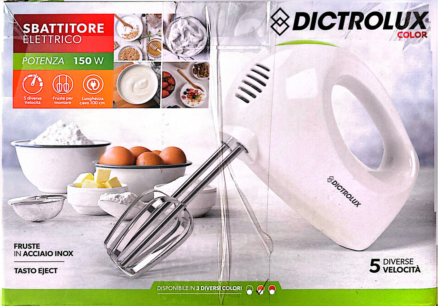 Sbattitore elettrico 5 velocità 150 W