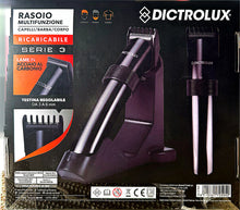 Rasoio elettrico multifunzione ricaricabile 3 Watt solo nero