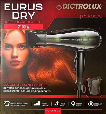 Asciugacapelli Eurus Dry 2100 Watt