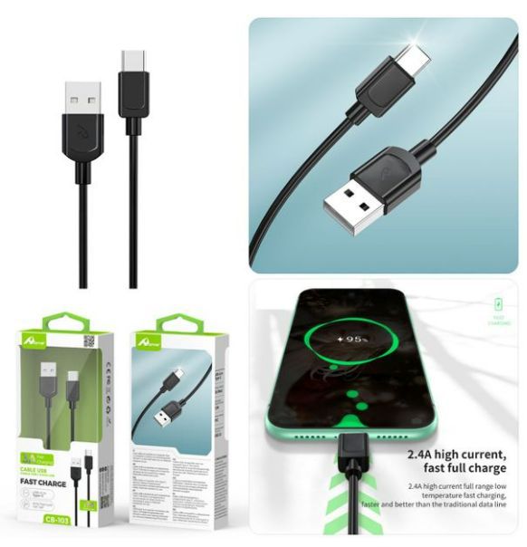 CAVO RAPIDO  1METRO USB -TIPO C