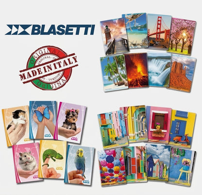 Quadretti Fantasia Varia Scuola Elementari Qualita 10 MAXI QUADERNI A4 &nbsp;