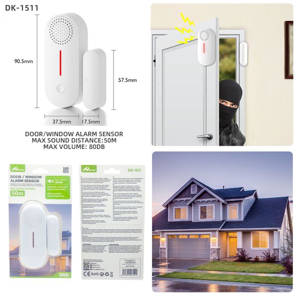 Door and Window Alarm SmallTecnologia Home Security Effective and Easy-to-Install Protection