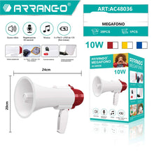 MEGAFONO 10W BATTERIE 4PZ D MINICO PIEGHEVOLE