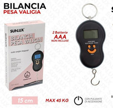 BILANCIA PORTATILE DIGITAL PER VALIGIA MAX 45KG