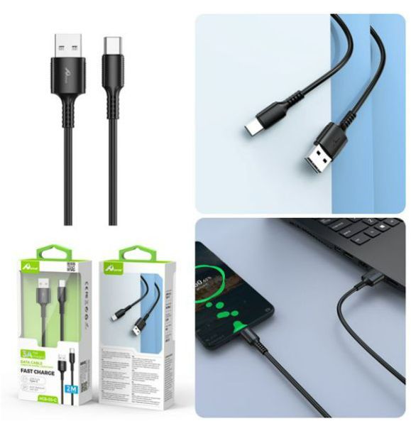 CAVO RAPIDO  2 METRO USB -TIPO C