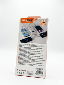Power Bank 20000mAh MAXEXCELL - Carica Rapida Multi-Dispositivo, Compatto e Portatile con Cordino, Ideale per Viaggi e Uso Quotidiano