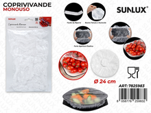 Sunlux Coprivivande Monouso 24cm 50pz Protezione Vivande Pratica e Conveniente