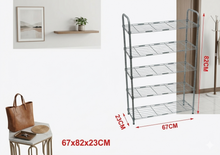 SCARPIERA  5 PIANI IN  METALO 23*67*82CM