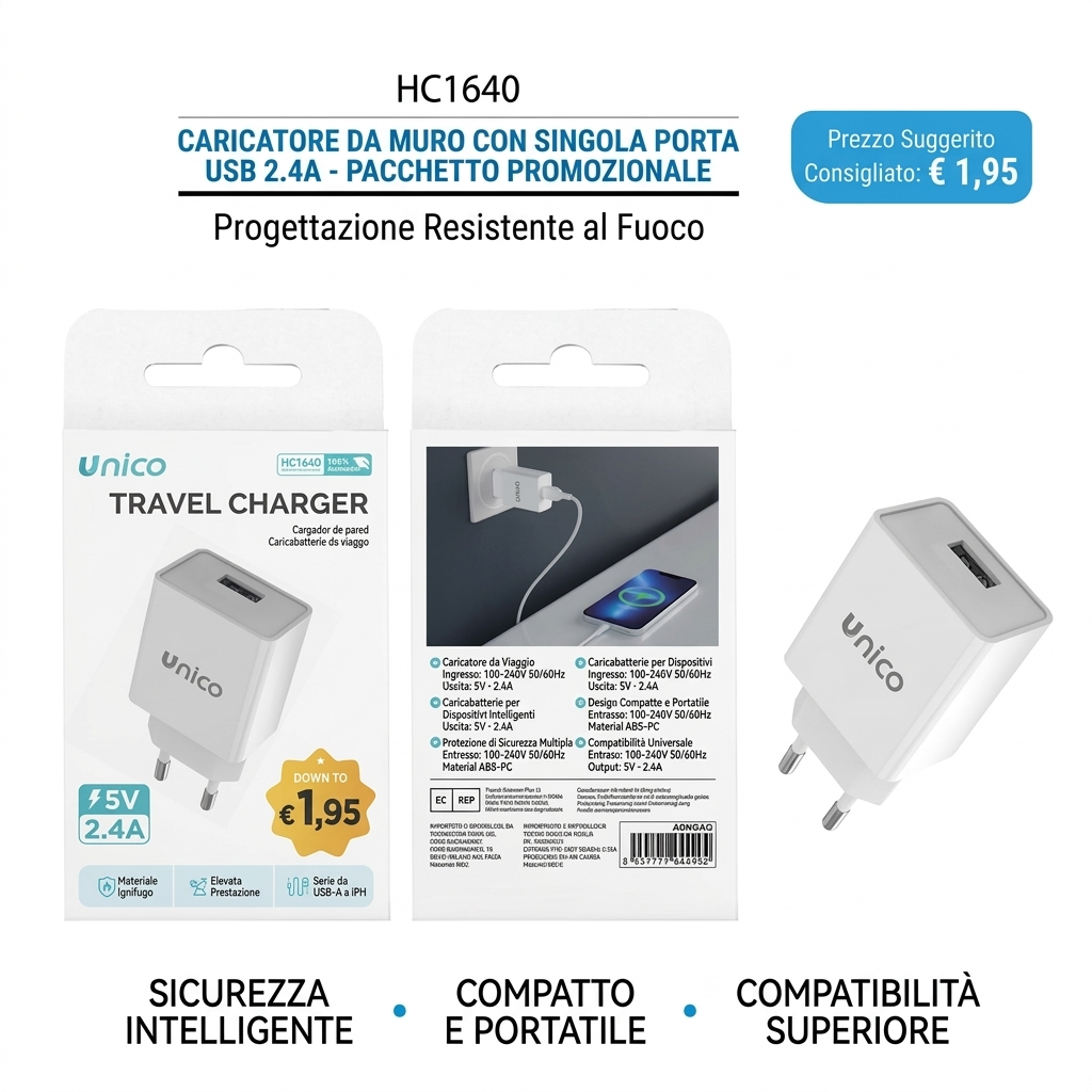 2.4A fast charging and fire-retardant material. Your safety comes first! #safety #technology USB Wall Charger