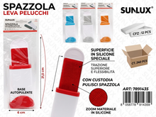 Spazzola levapelucchi con custodia pulisci spazzola