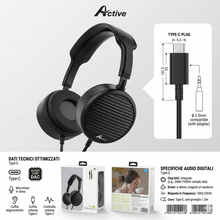 Goodbye clunky adapters! 🎧 Type-C Headphones with integrated DAC chip