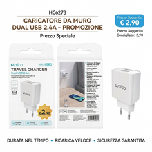 Basta litigare per una presa! + Carica due dispositivi insieme a soli €2,90. Un affare imperdibile! #doppiausb #soluzioni