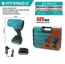 SOFFIATORE  A TURBINA PORTATILE  Venti forti