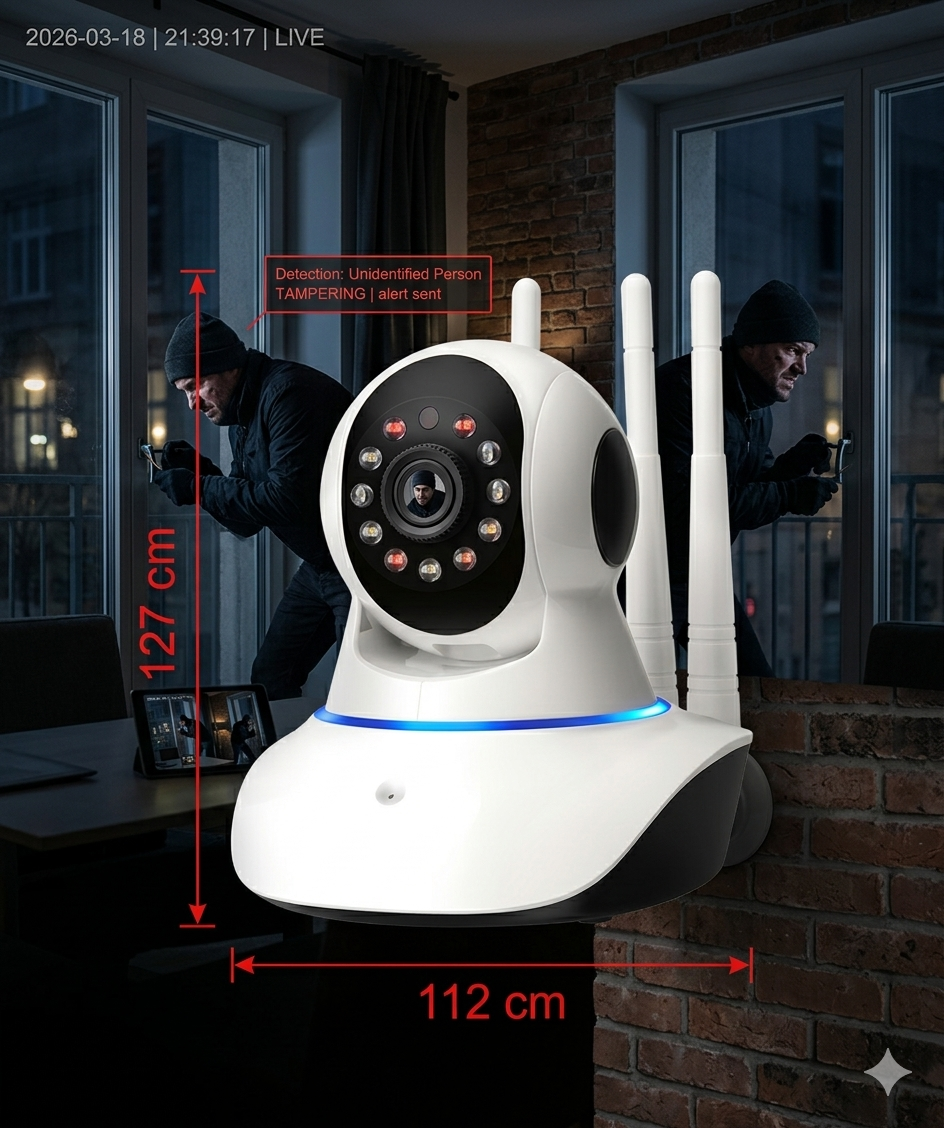 TELECAMERA WIRELESS WIFI   PER VIDEOSORVEGLIANZA