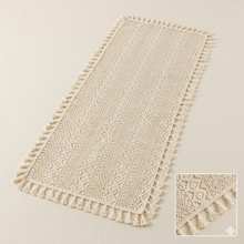 Farfallarossa Striscia da Tavola Pizzo 40x135cm Lacy Boho TB-15-135 Crema Bianco Misto 100% Poliestere Lavabile