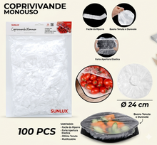 Coprivivande Monouso per alimenti 24cm 100pz Protezione Vivande Pratica e Conveniente