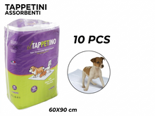 Sunlux Tappetini Assorbenti 60x90 cm 10pz Made in Italy per Cani e Gatti Tappetino Absorbente Ideale per Pulizia Animale Domestico