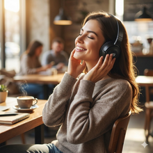 PHONE ZONE Cuffie Cablate Over-Ear Audio Hi-Fi Microfono Integrato Connettività Jack da 3,5mm Design Pieghevole Modello A-623 Nero