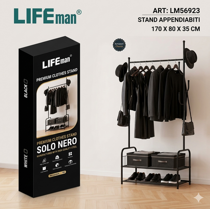 STAND APPENTIABITI 170*80*35CM NERO