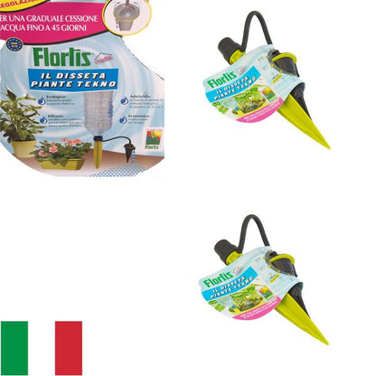 Irrigazione a Goccia Automatica 1pz.Spilli Regolabili per Innaffiare Piante con Valvola di Controllo, Ideali per Esterni, Piante in Vaso e Giardini in Vacanza